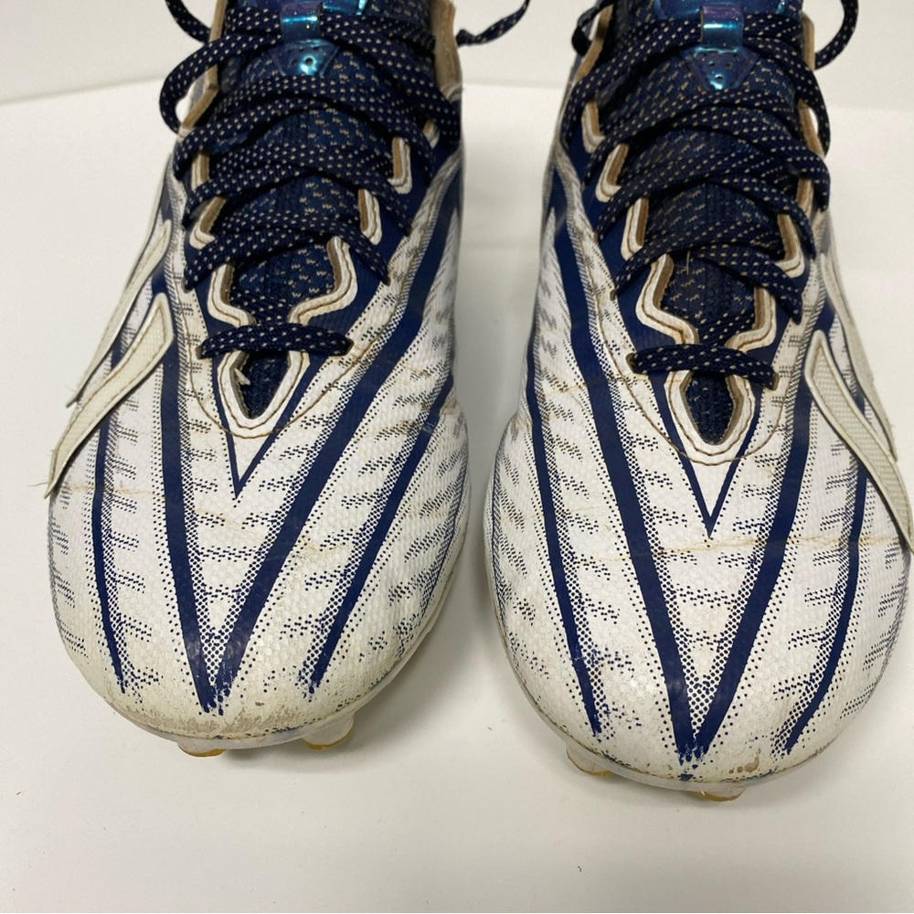 Adidas Freak 24 Inline Football Cleats White Metallic Blue Mens Size 10 - Picture 2 of 7